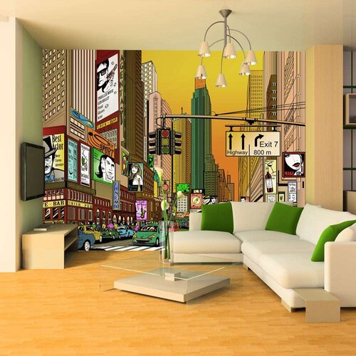  Tapeta - Vibrant city - NY 200x154 Slike