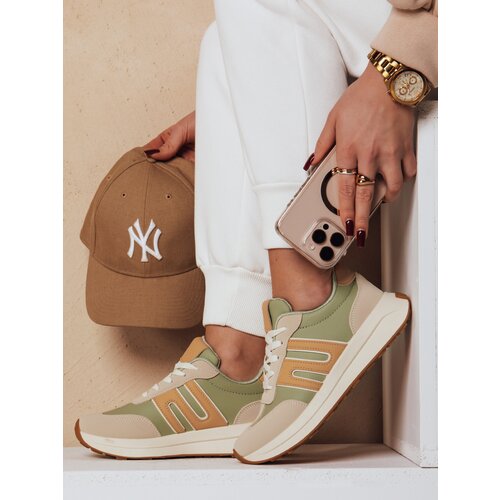 DStreet Sportowe sneakersy damskie RETRODA zielone Cene