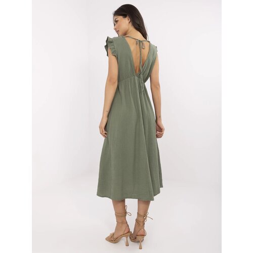 Italy Moda Dress-MI-SK-122126.77-khaki Slike