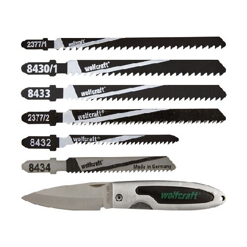Wolfcraft set ubodnih testera sa džepnim nožem 2377000 - 12 komada Cene