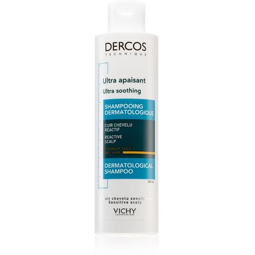 Vichy Dercos Sensitive izuzetno smirujući &amp;scaron;ampon za osetljivo vlasi&amp;scaron;te za suvu kosu 200ml Slike