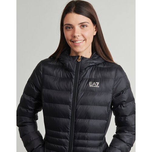 Ea7 Emporio Armani Puhovke TRAIN CORE LADY W ECO DOWN JACKET HO MEDIUM PADDED - TRAIN CORE Črna Slike