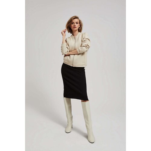 Marisse Black Sweater Pattern Pencil Skirt Cijene
