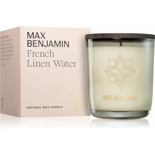 Max Benjamin French Linen Water dišeča sveča 210 g