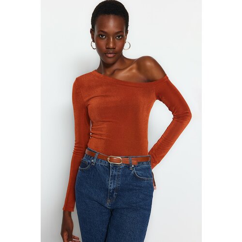 Trendyol Bodysuit - Brown - Slim fit Slike