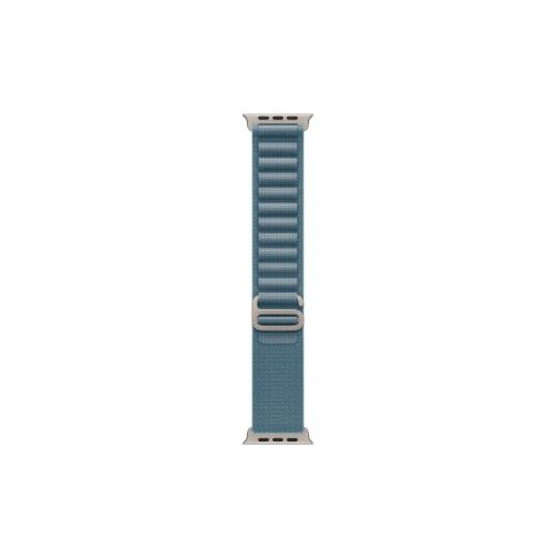 Apple 49mm light blue alpine loop - medium - natural titanium finish Cene