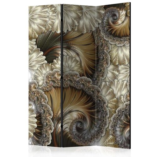  Paravan u 3 dijela - Golden hand-held fans [Room Dividers] 135x172 Slike