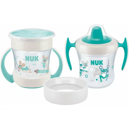 Nuk Mini Cups Set Mint/Turquoise šalica 3 u 1 6m+ Neutral 160 ml