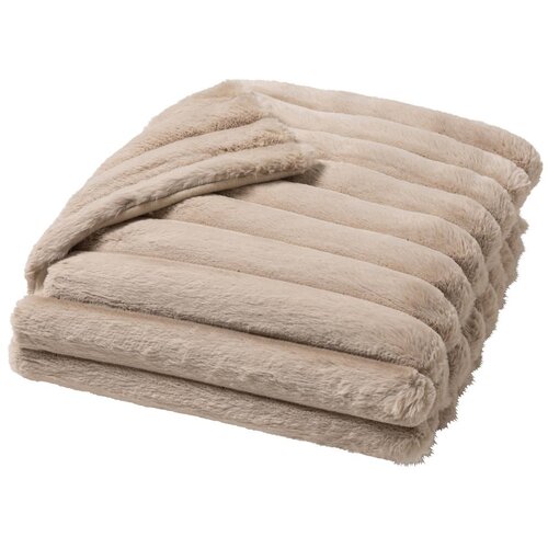 Douceur d int&amp;eacute;rieur Svetlo rjava odeja iz mikropli&amp;scaron;a 180x220 cm Boudoir &amp;ndash; Slike