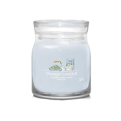 Yankee Candle A Calm &amp;amp; Quiet Place di&amp;scaron;eča sveča I. Signature 368 g Slike