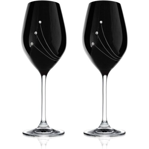 Celebration DEKOR ČRN, KORAZCI ZA VINO, 360 ML, 2 KOS, (5000091954) Slike