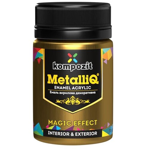 MetalliK Kompozit akrilna boja sa metalik efektom 70g | red and gold Cene