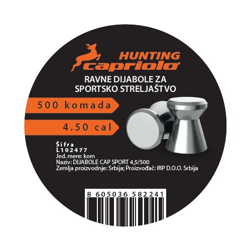 Capriolo Sport dijabole, 4.5 mm, 500 kom Slike