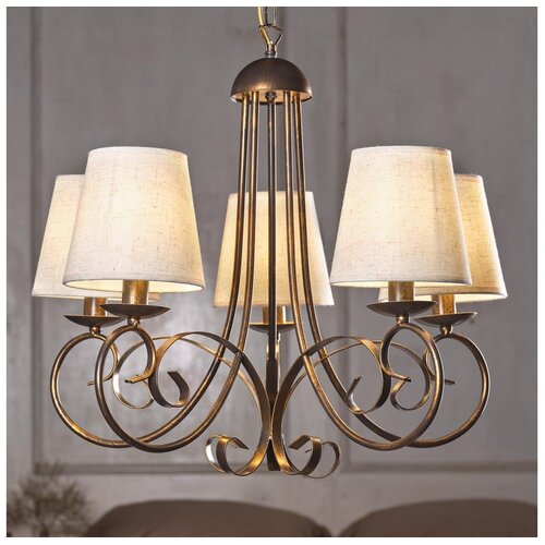  ONLI - Luster na lancu POMPEI 5xE14/6W/230V bronzan Cene