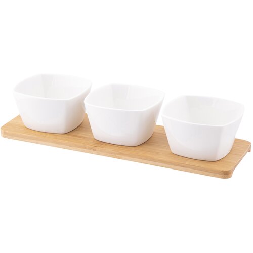 Altom design Set od 3 Zdjelice s Bambusovom Podlogom Cene