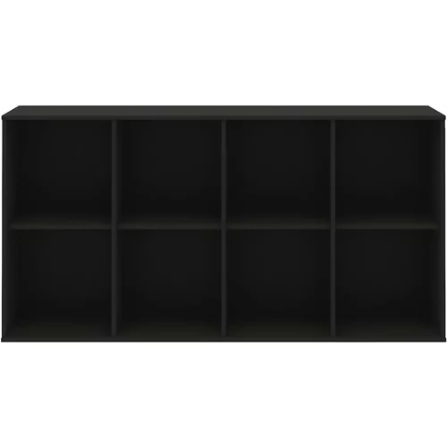 Hammel Furniture Črn modularni sistem polic 136x69 cm Mistral Kubus - Hammel Furniture