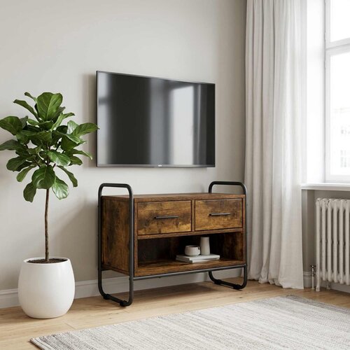  TV ormar 60 x 30 x 50 cm Dimljeni hrast Konstruirano drvo Cene