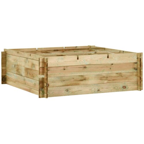  Povi&scaron;ena gredica za povrće impregnirana borovina 120x120x40 cm Cijene