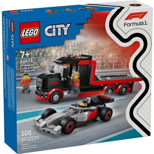 Lego City F1 Truck with Audi F1 Race Car 60493 Slike