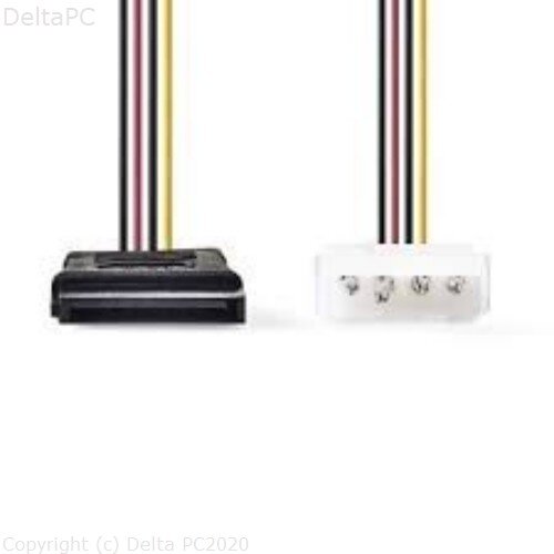 Nedis interni napojni kabel Molex m SATA 15-pin z 0.15m Cijene