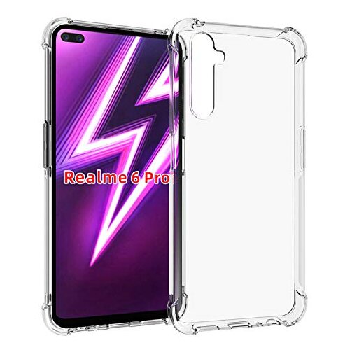  Silikonski ovitek antishock za realme 6 pro - prozoren Cene