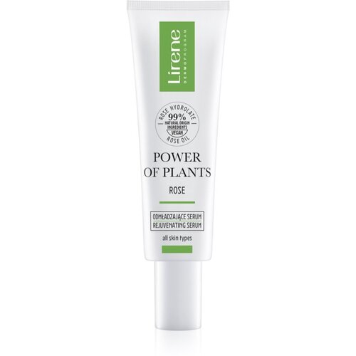 Lirene Power of Plants Rose pomlajevalni serum za obraz z učvrstitvenim učinkom 30 ml Cene