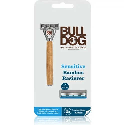 Bull Dog Sensitive Bamboo brivnik + nadomestne glave