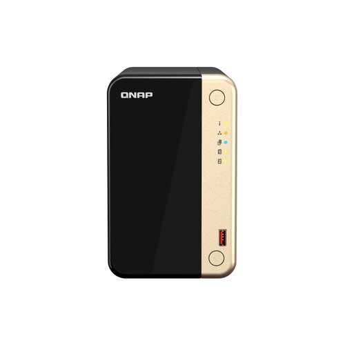 Qnap NAS Celeron N5095 s 2 ladice 4x2,9 GHz, 8 GB RAM-a, 2x2500 Mbps, HDMI 2.1, 2xM.2 2280 utor, 2xUSB3.2Gen2, TS-264-8G Slike