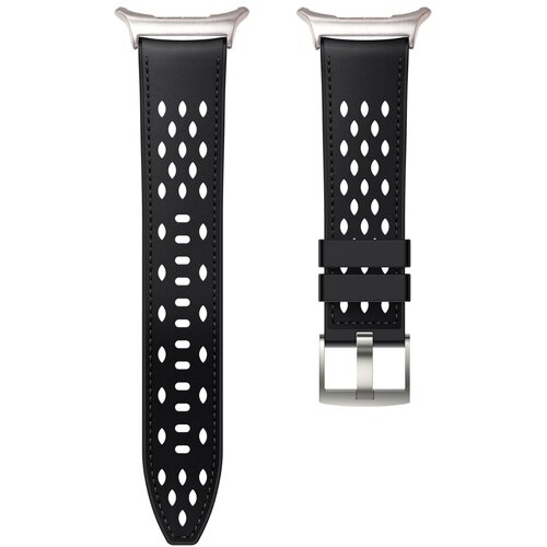 INF Zamenljivi del &amp;ndash; Pas za Samsung Watch Ultra 47mm, silikon+PU, 22mm Black, (5000382668) Slike