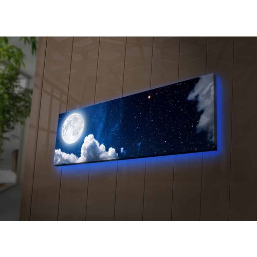 Opviq slika na platnu sa LED osvetljenjem 30x90cm Slike