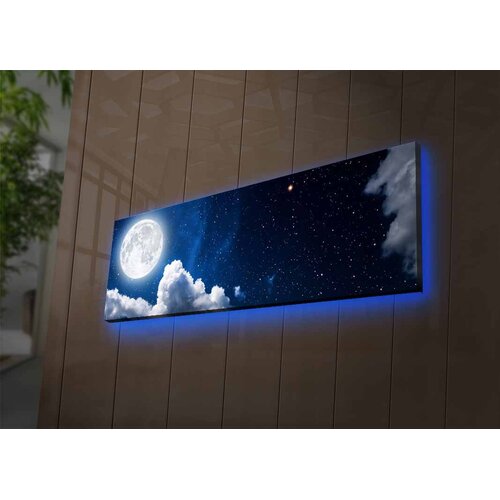 Opviq Slika na platnu sa LED osvetljenjem 30x90cm Cene