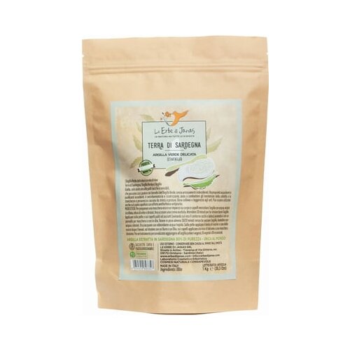 Le Erbe di Janas nežna zelena glina - 250 g Slike