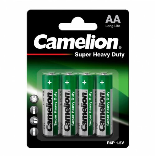 Camelion cink-karbon baterije AA R6P/BP4G Slike
