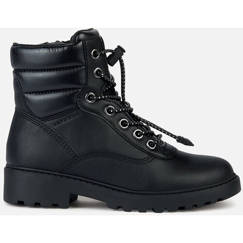 Geox Black Girls Ankle Boots Casey B ABX - Girls Slike