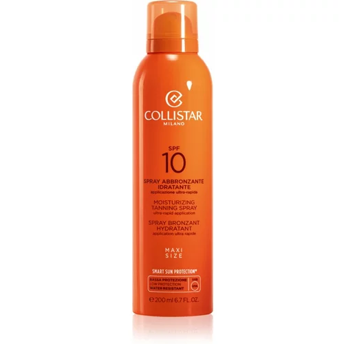 Collistar special perfect tan moisturizing tanning spray zaščita pred soncem za telo 200 ml