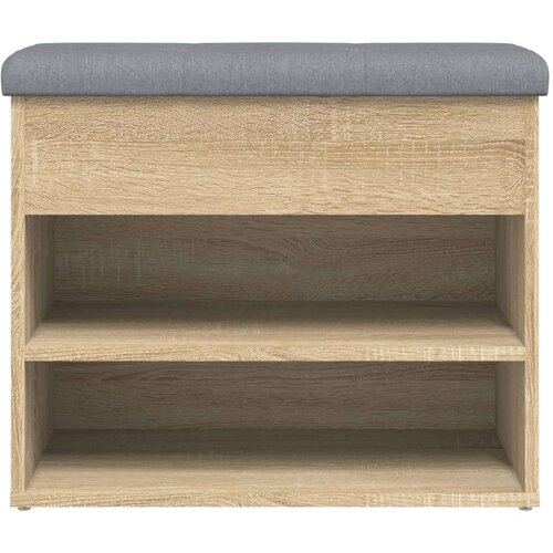  Klupa za cipele boja hrasta 62x32x50 cm konstruirano drvo Slike