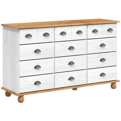 vidaXL Predalna omara 'ASKIM'bela 79x40x133.5 cm trdi les bor Cene
