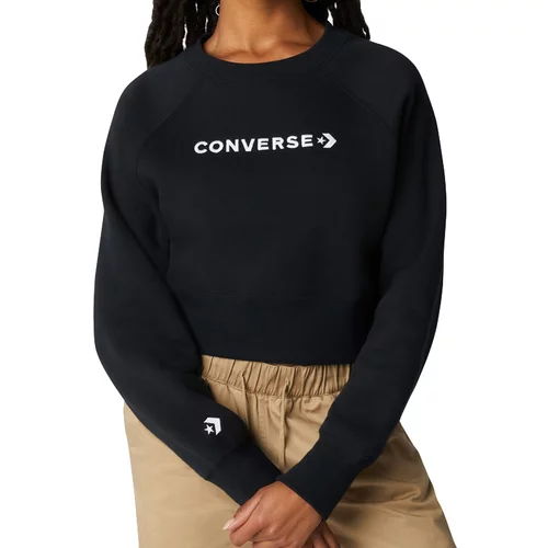 Converse Wordmark Fleece Crew Neck Sweatshirt