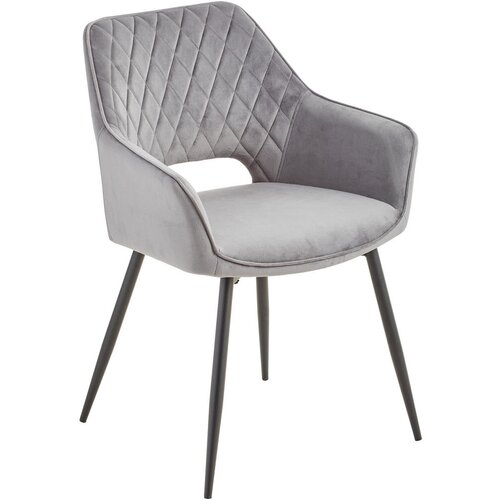 MID.YOU NASLANJAČ, les, kovina, tekstil črna, temno siva Cene