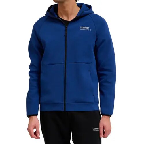 Hummel mu&amp;scaron;ki duks na raskopčavanje Hmltech Fleece Regular Zip Hoodie, Plavi Slike