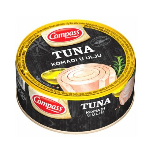 Compass tuna komadi u ulju 160g limenka Cene