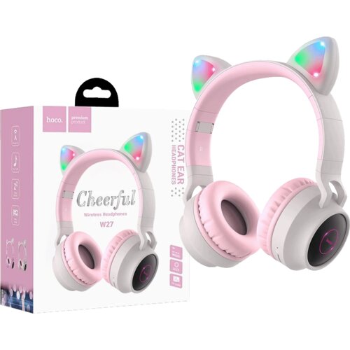 hoco. Slu&scaron;alice bežične, Bluetooth - W27 Cat Ear Gray Cijene