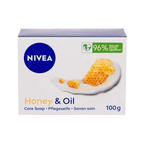Nivea Honey & Oil trdo milo 100 g unisex