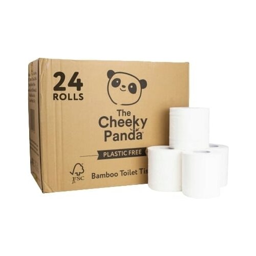 Cheeky Panda Toaletni papir veliko pakiranje - 24 rolic x 200 listov Cene