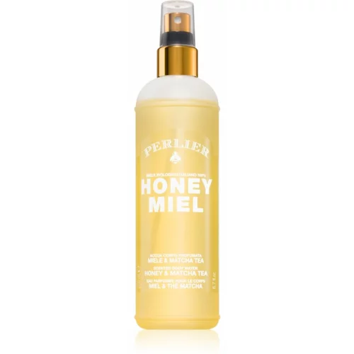 Perlier Honey Miel Honey & Matcha Tea odišavljeno pršilo za telo za ženske 200 ml