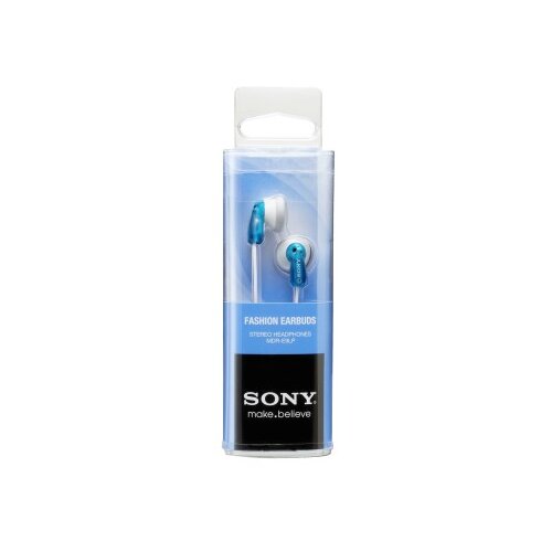 Sony MDR-E9LP ear-bud slu&amp;scaron;alke, žične, 3,5 mm priključek, modre Slike