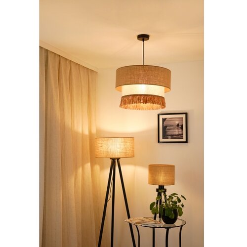  Brilagi - Visilica na sajli WINNETOU BOHO 1xE27/15W/230V &amp;Oslash; 45 cm braon/krem Slike