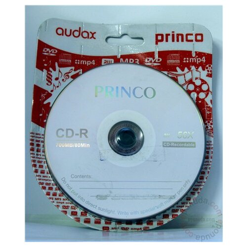 princo cd-r 52x cd disc blank