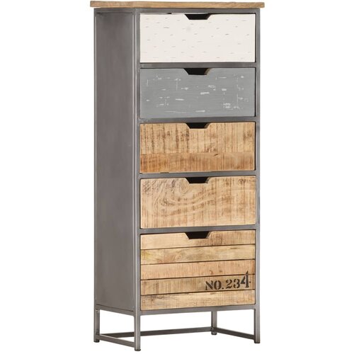 vidaXL Predalnik 45x30x105 cm trden mangov les Cene