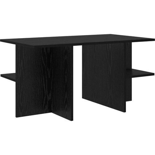  Stolić za kavu Crni hrast 87 x 50 x 45 cm Konstrukcijsko drvo - Crni hrast Slike